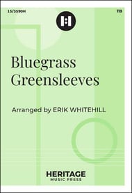 Bluegrass Greensleeves TB choral sheet music cover Thumbnail